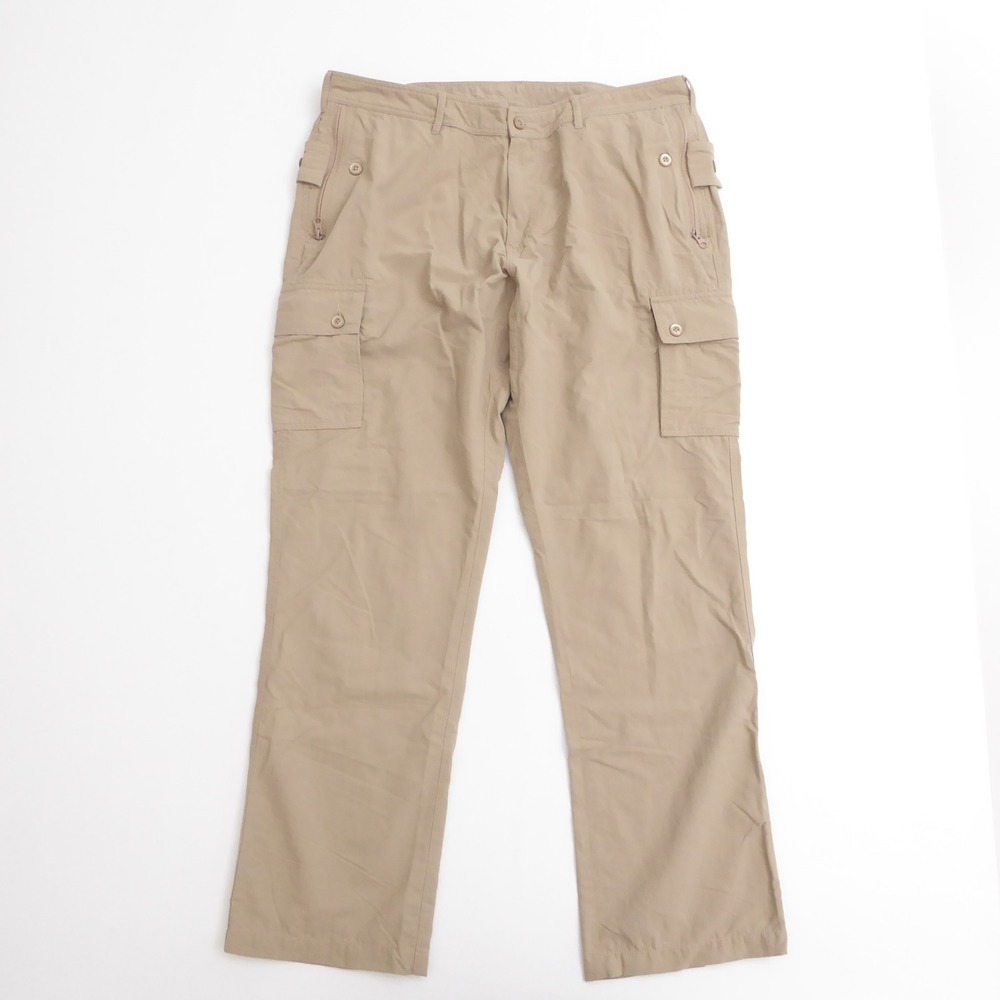 Clothing Arts Mens Cubed Cargo Pants Tan Pick-Pocket Proof Travel Adventure 38